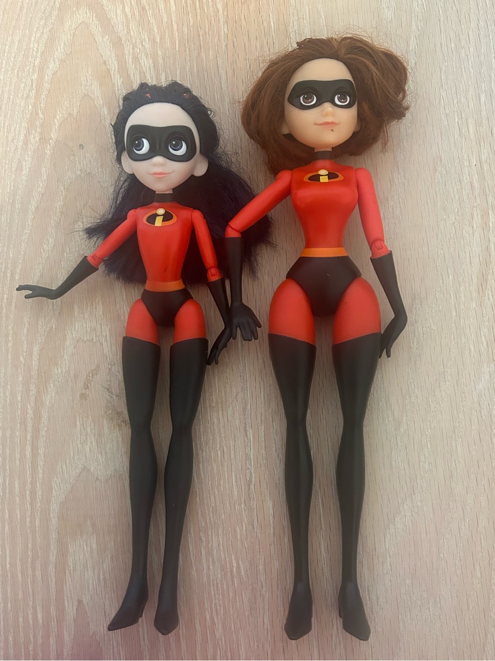 Red Superhero Doll Costume Playset - Kids Action Figure